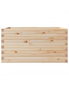 Fioriera da Giardino 90x60x46 cm in Legno Massello di Pino