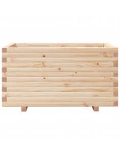 Fioriera da Giardino 90x60x49,5 cm in Legno Massello di Pino
