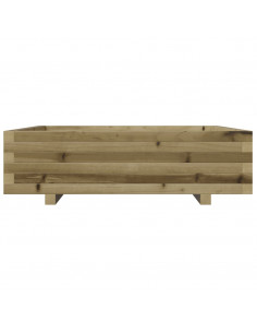 Fioriera da Giardino 90x90x26,5 cm in Legno di Pino Impregnato