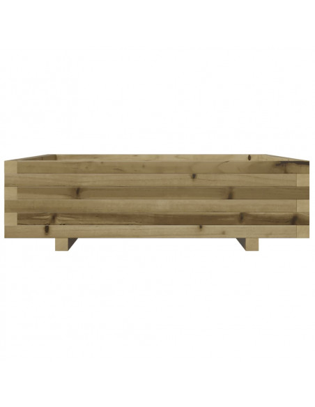 Fioriera da Giardino 90x90x26,5 cm in Legno di Pino Impregnato