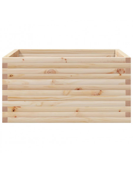 Fioriera da Giardino 90x90x46 cm in Legno Massello di Pino