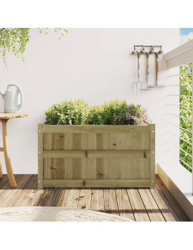 Fioriera da Giardino 90x50x50 cm in Legno di Pino Impregnato