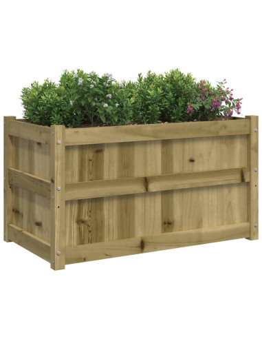 Fioriera da Giardino 90x50x50 cm in Legno di Pino Impregnato