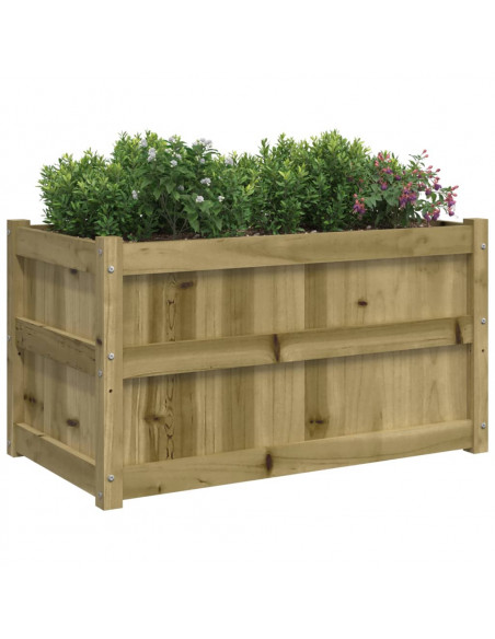Fioriera da Giardino 90x50x50 cm in Legno di Pino Impregnato