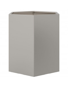 Fioriera da Giardino Esagono 46x40x45 cm in Acciaio