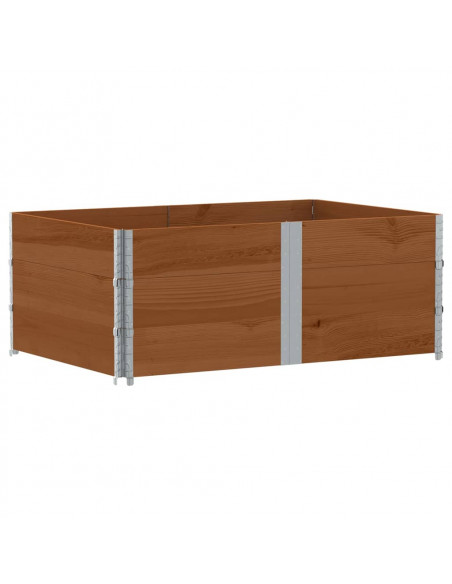 Fioriera da Giardino Marrone 150x100 cm Legno Massello di Pino