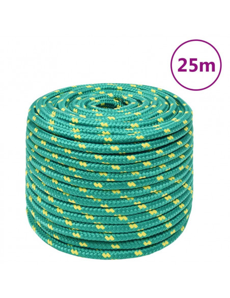 Corda per barca Verde 12 mm 25 m in Polipropilene