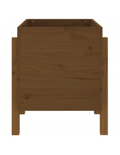 Fioriera da Giardino Miele 62x50x57 cm Legno Massello di Pino