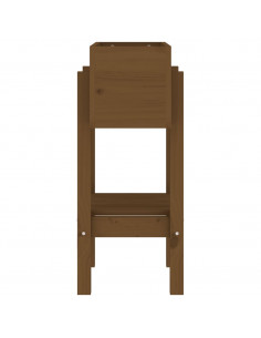 Fioriera da Giardino Miele 62x50x69 cm Legno Massello di Pino