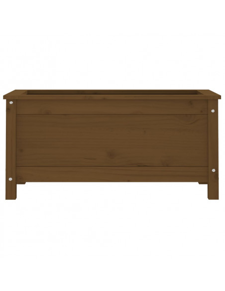 Fioriera da Giardino Miele 82,5x40x39 cm Legno Massello di Pino