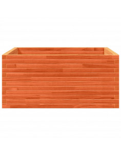 Fioriera Giardino 100x100x46 cm Legno Massello Pino