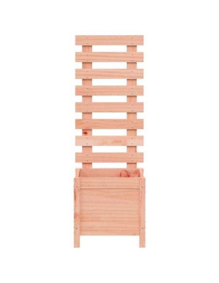 Fioriera Giardino con Rastrelliera 39x39,5x114cm Legno Douglas