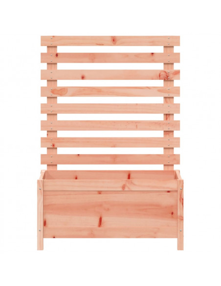Fioriera Giardino con Rastrelliera 79x39,5x114cm Legno Douglas