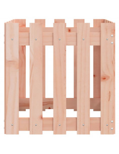 Fioriera Giardino Design Recinzione 50x50x50cm Massello Douglas