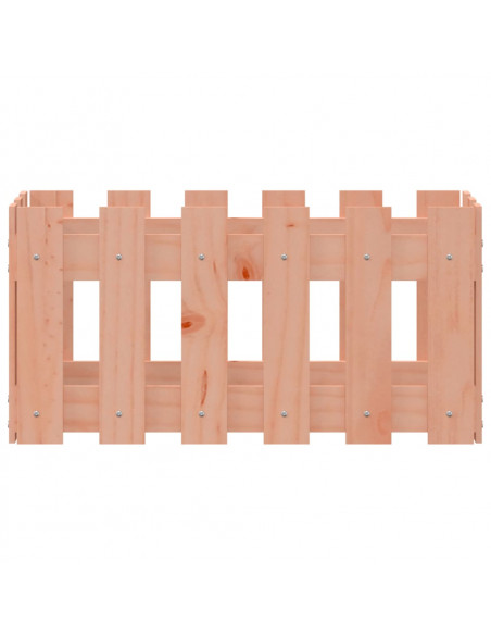 Fioriera Giardino Design Recinzione 60x30x30cm Massello Douglas