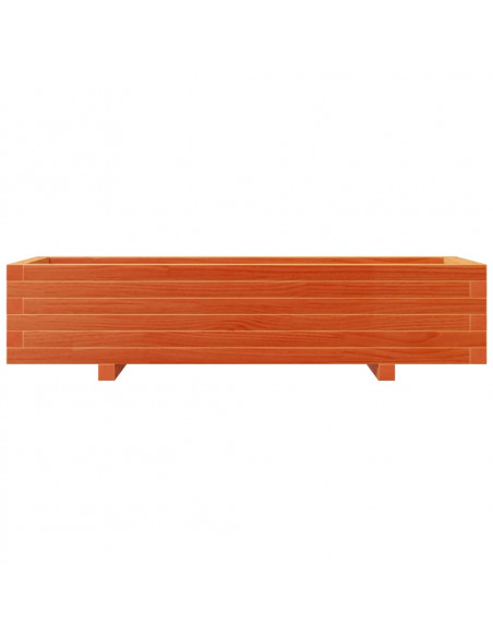 Fioriera Giardino Marrone Cera 110x40x26,5 cm in Legno di Pino