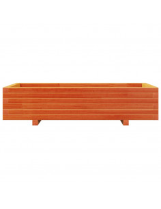 Fioriera Giardino Marrone Cera 110x60x26,5 cm Legno di Pino