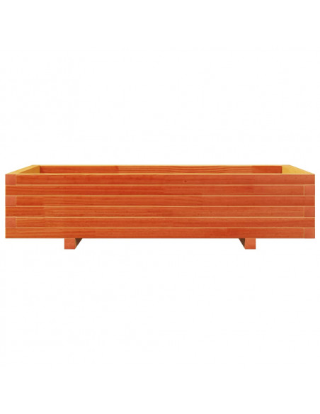 Fioriera Giardino Marrone Cera 110x60x26,5 cm Legno di Pino