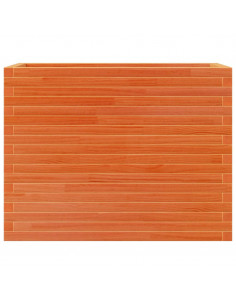 Fioriera Giardino Marrone Cera 90x40x68,5cm Legno Massello Pino