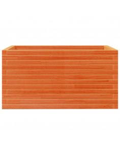 Fioriera Giardino Marrone Cera 90x60x45,5cm Legno Massello Pino