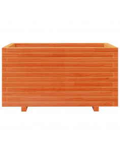 Fioriera Giardino Marrone Cera 90x60x49,5cm Legno Massello Pino