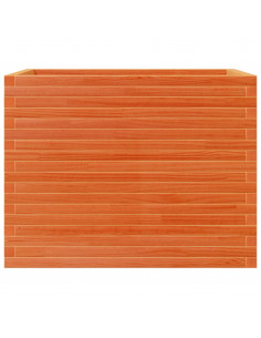 Fioriera Giardino Marrone Cera 90x60x68,5cm Legno Massello Pino