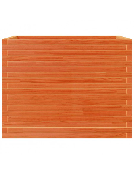 Fioriera Giardino Marrone Cera 90x60x68,5cm Legno Massello Pino