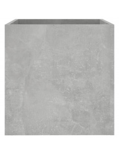 Fioriera Grigio Cemento 40x40x40 cm in Legno Multistrato