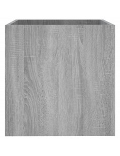 Fioriera Grigio Sonoma 40x40x40 cm in Legno Multistrato