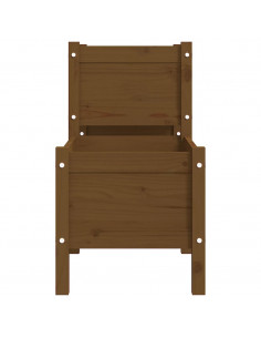 Fioriera Miele 178,5x44x75 cm in Legno Massello di Pino