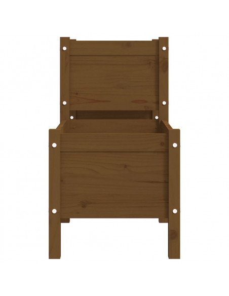 Fioriera Miele 178,5x44x75 cm in Legno Massello di Pino
