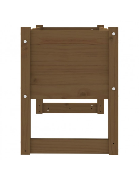 Fioriera Miele 78x40x52 cm in Legno Massello di Pino