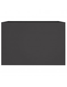 Fioriera Nera 62x47x46 cm in Acciaio Laminato a Freddo