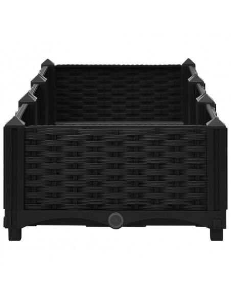 Fioriera Rialzata 120x40x23 cm in Polipropilene