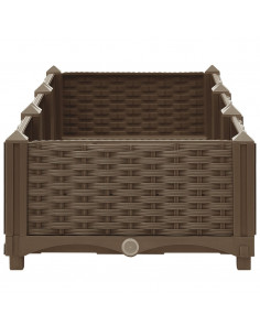 Fioriera Rialzata 120x40x23 cm in Polipropilene