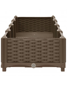 Fioriera Rialzata 160x40x23 cm in Polipropilene