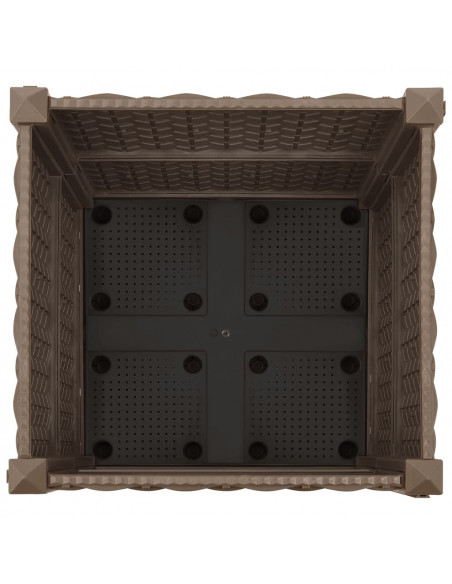 Fioriera Rialzata 40x40x38 cm in Polipropilene