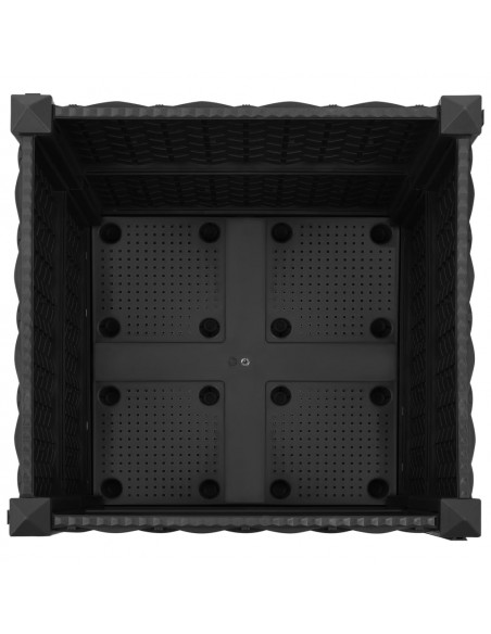 Fioriera Rialzata 40x40x38 cm in Polipropilene