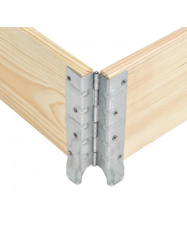 Fioriera Rialzata 50x100 cm in Legno Massello di Pino