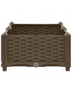 Fioriera Rialzata 80x40x23 cm in Polipropilene