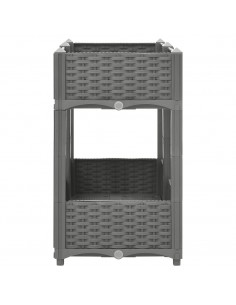 Fioriera Rialzata 80x40x71 cm in Polipropilene