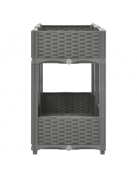 Fioriera Rialzata 80x40x71 cm in Polipropilene