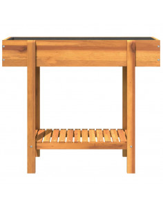Fioriera Rialzata da Giardino 90x30x75 cm Legno Massello Acacia