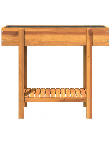 Fioriera Rialzata da Giardino 90x30x75 cm Legno Massello Acacia