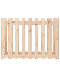 Fioriera Rialzata da Giardino a Recinzione 100x50x50 cm in Pino