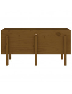 Fioriera Rialzata da Giardino Miele 121x50x57 cm Massello Pino