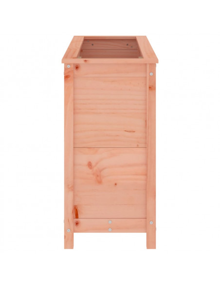 Fioriera Rialzata Giardino 119,5x40x78cm Legno Massello Douglas