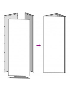 Fioriere 2 pz Verde Oliva Triangolari 30x26x75 cm in Acciaio