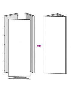 Fioriere 2 pz Verde Oliva Triangolari 40x34,5x70 cm in Acciaio