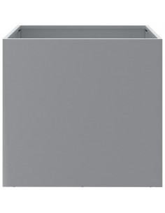 Fioriere 2pz Argento 42x40x39 cm in Acciaio Zincato